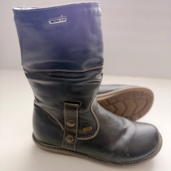 Remonte Black Boots with Knit Cuff - Wear long mid calf or short ankle - Size 7 - Picture 7 of 12